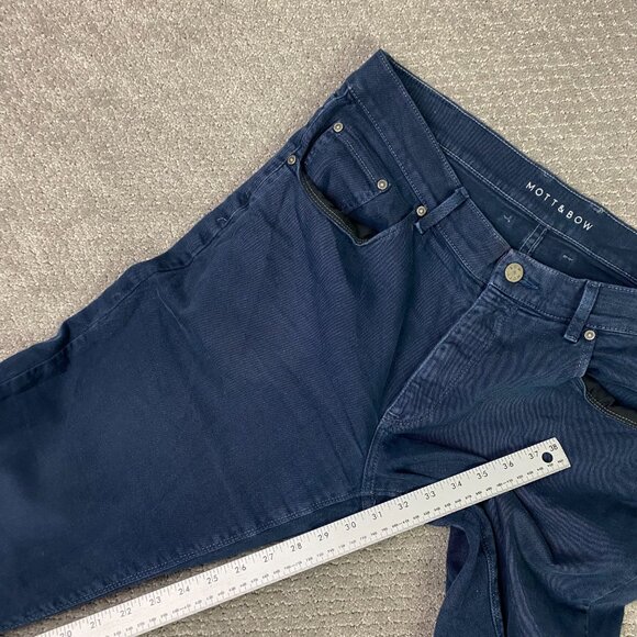 Mott & Bow Mercer Slim Jeans Men's 36 x 32 Measures 36.5 x 31 Stretch - Picture 13 of 14